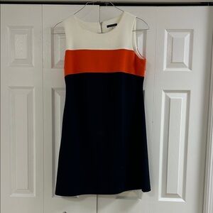 Elegant Tommy Hilfiger Color Block Sleeveless Dress
